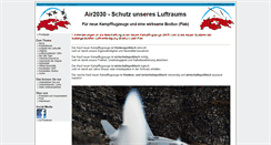Desktop Screenshot of pro-kampfflugzeuge.ch