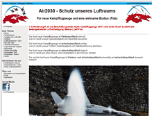 Tablet Screenshot of pro-kampfflugzeuge.ch